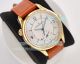 TW Replica Jaeger-LeCoultre Master Control Geographic Yellow Gold Silver Dial Brown Leather Strap  (3)_th.jpg